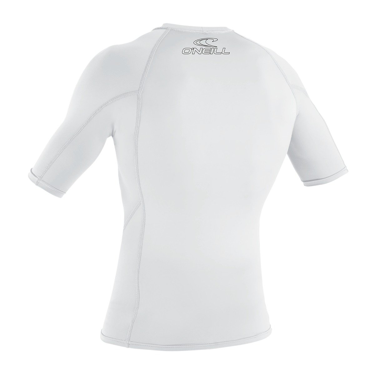 O'Neill Youth Basic Skins Short Sleeve Rash Vest - White