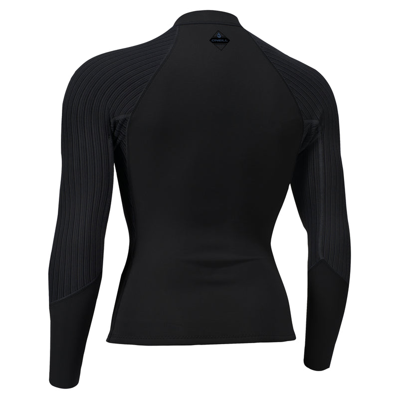 O'Neill Hyperfreak 2/1.5mm Women's Front Zip SAMPLE Wetsuit Jacket 2026 - Black