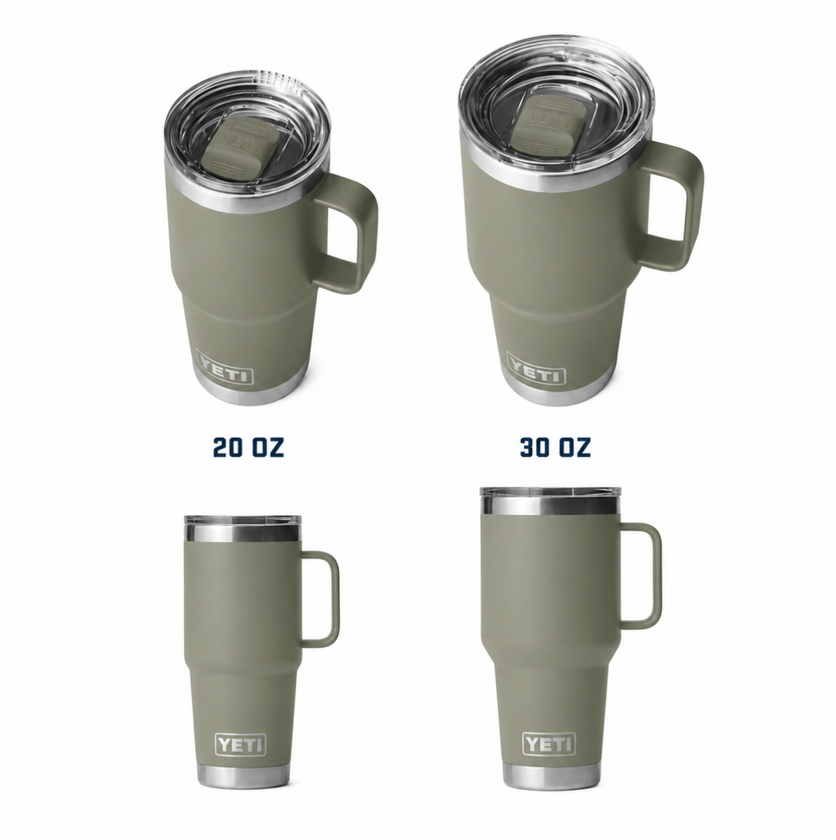 Yeti 20oz Travel Mug with Stronghold Lid - Pampa Light Green