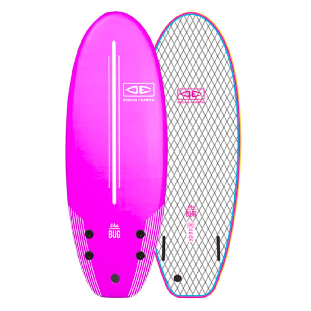 Ocean & Earth 5ft 2 Bug Softboard - Pink