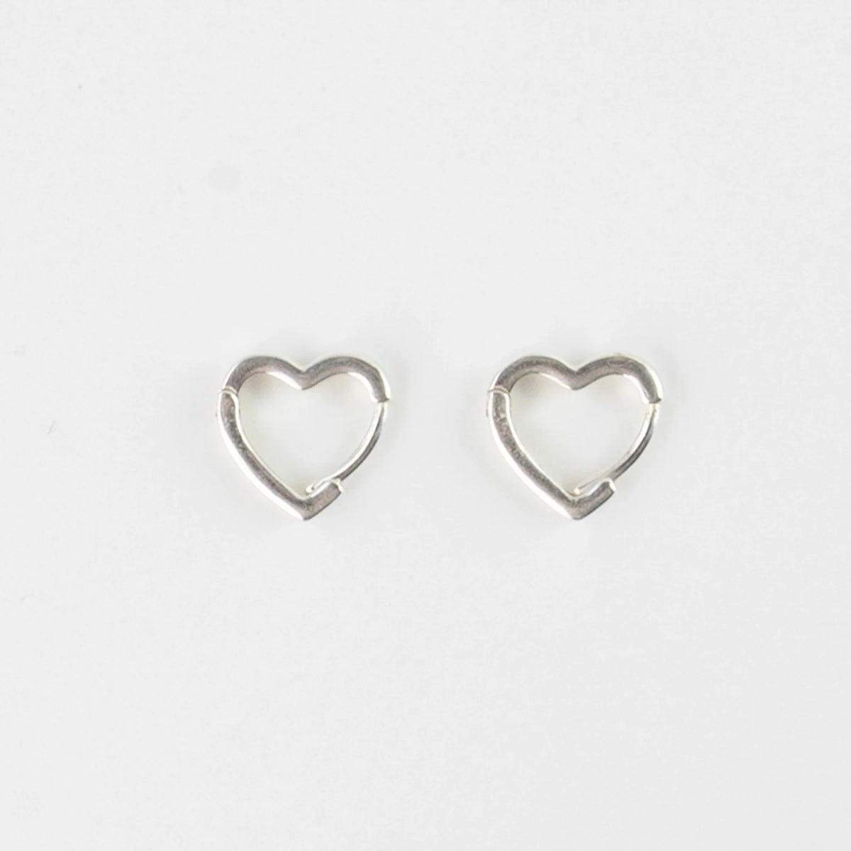 Pineapple Island Heart Hoop Earrings