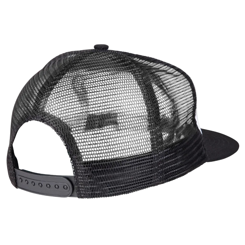 Santa Cruz Classic Dot Mesh Cap in White/Black