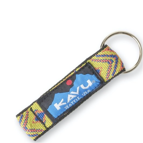 Kavu Key Chain - Yellow Geo