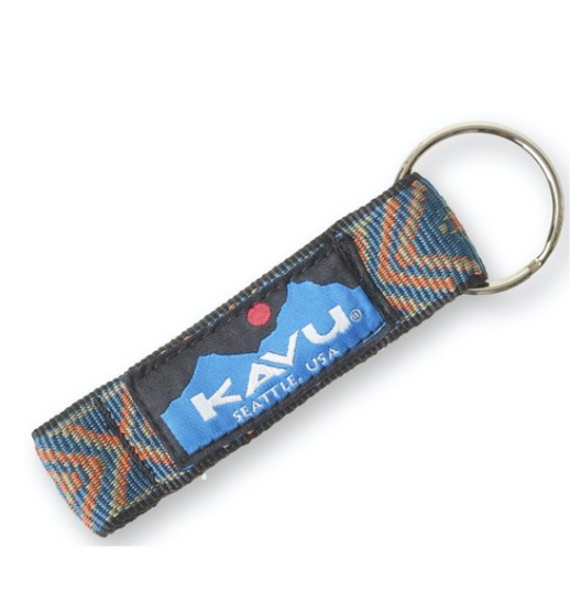 Kavu Key Chain - Teal Geo