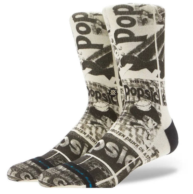 Stance Socks Popsicle X Stance Crew - Vintage White