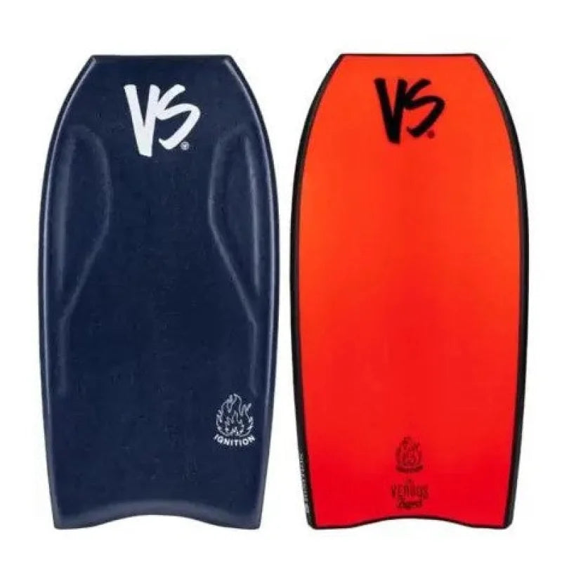 VS Ignition PE Bodyboard - Dark Blue/Fluro Red