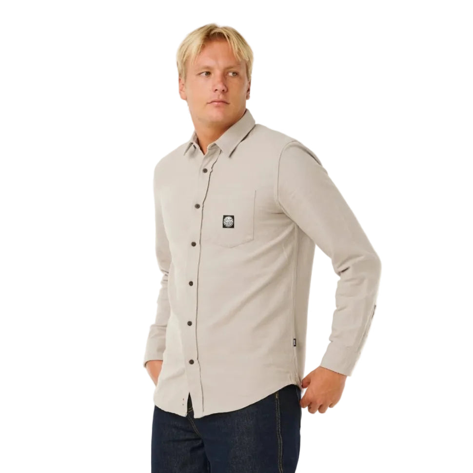 Rip Curl Premium Surf L/S Shirt - Stone