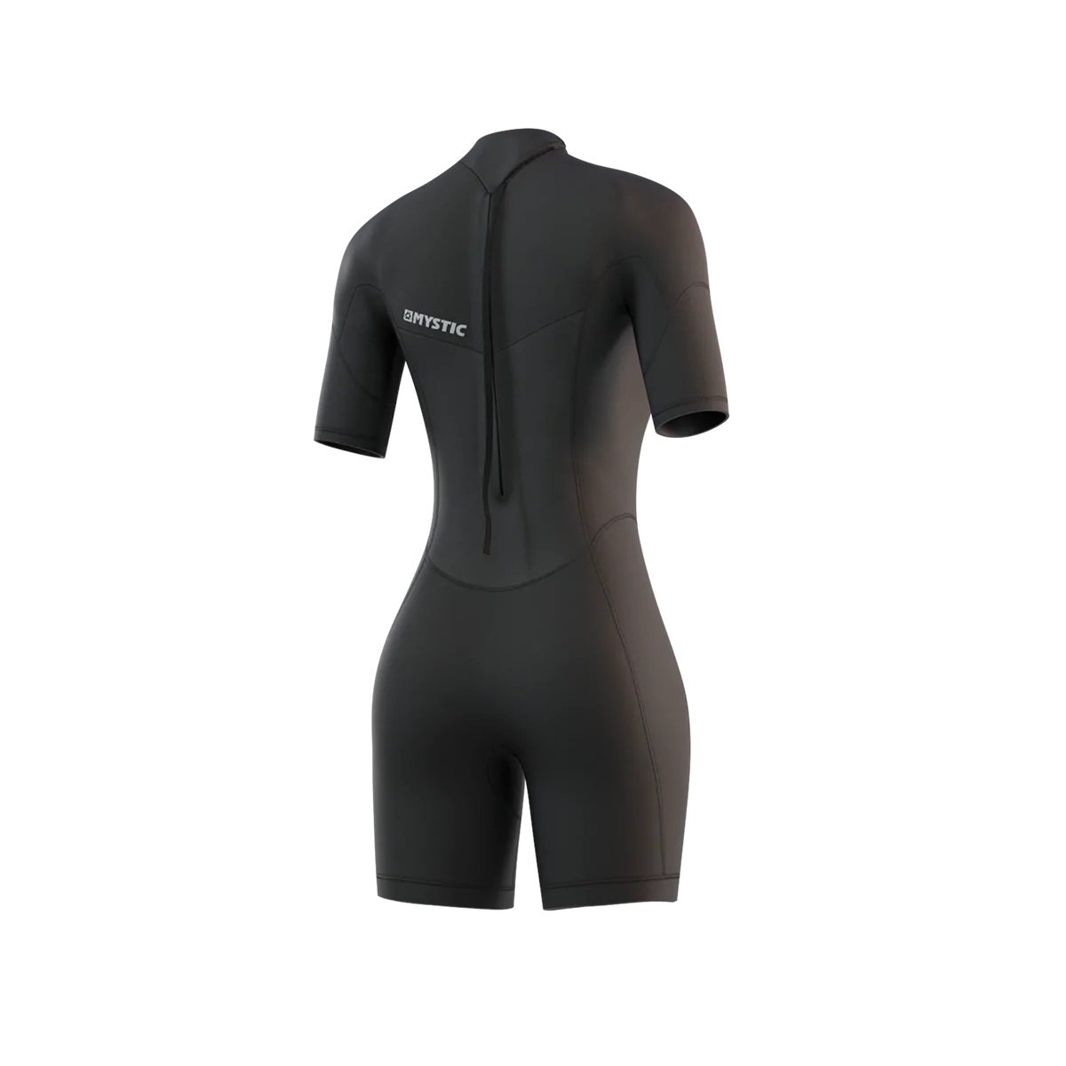 Mystic Brand 3/2mm Women's Back Zip Shorty Wetsuit - Black