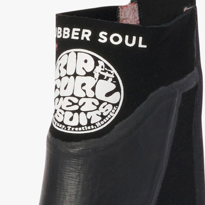 Rip Curl Flashbomb 5mm Narrow Hidden Split Toe Boots - Black