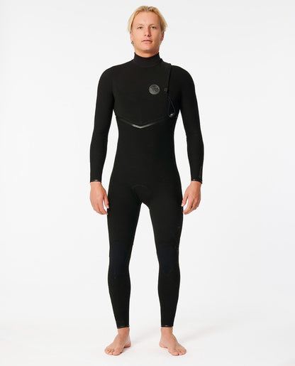 Rip Curl Flashbomb 4/3mm Zip Free Wetsuit in Black