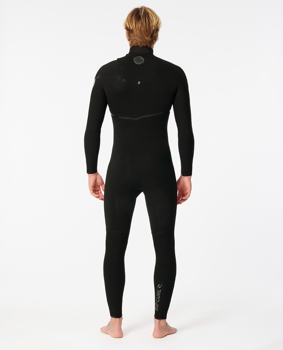 Rip Curl Flash Bomb 4/3mm Zip Free Wetsuit 2025 - Black