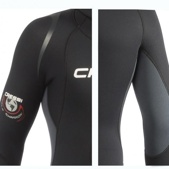 Cressi Apnea Men's 2-Piece 5mm Dive Wetsuit - Black