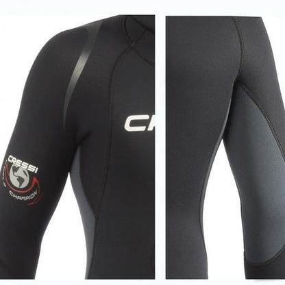 Cressi Apnea Men's 2-Piece 5mm Dive Wetsuit - Black