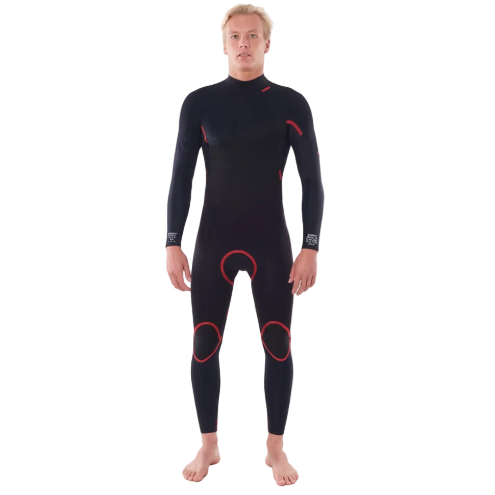 Rip Curl Omega 5/3mm Men's Back Zip Wetsuit - Black