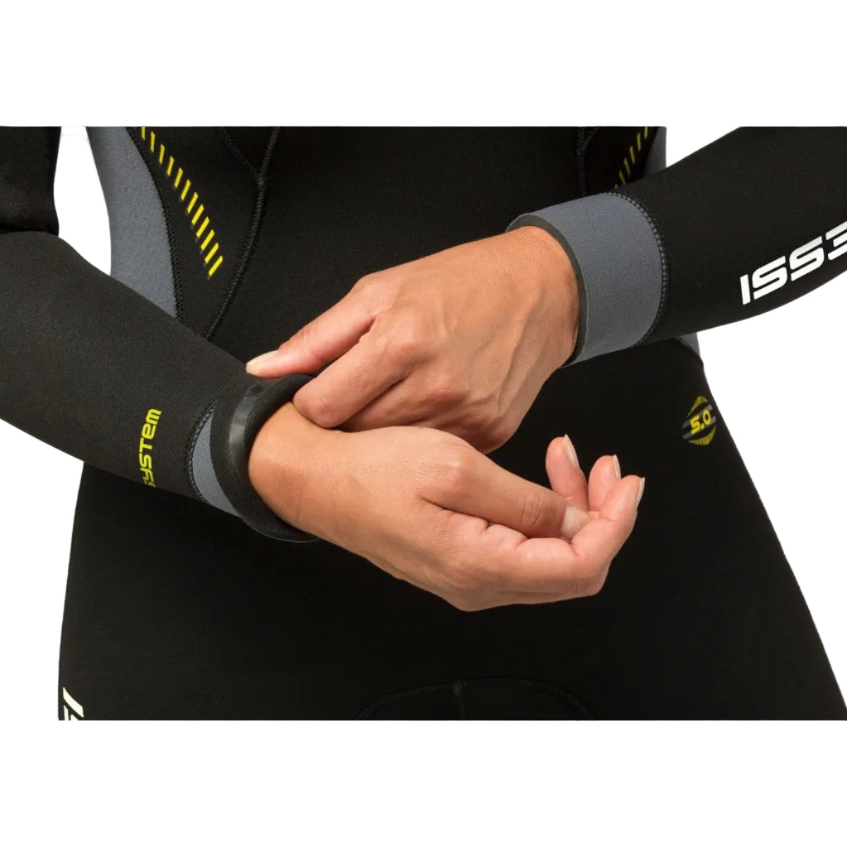 Cressi Fast Lady Monopiece 5mm Dive Wetsuit - wrist