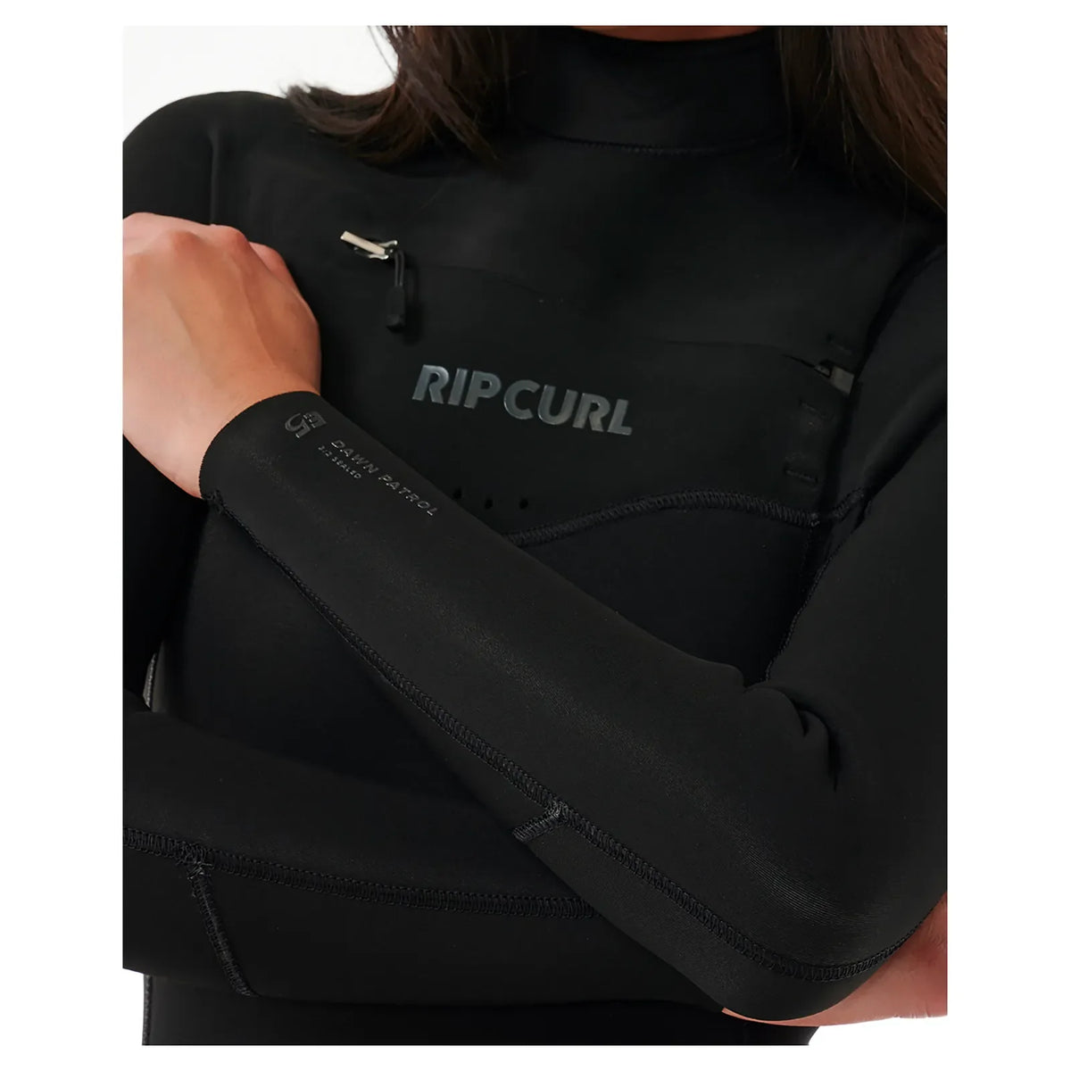 Rip Curl Women's Dawn Patrol 4/3mm Chest Zip Wetsuit - Black 2025 - Buy online today