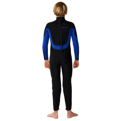 Rip Curl Kids Trad Back Zip 4/3mm Wetsuit in Blue
