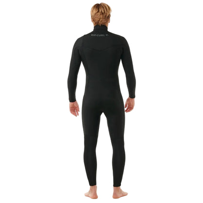 Rip Curl Dawn Patrol Performance Chest Zip 4/3mm Wetsuit 2025 - Black