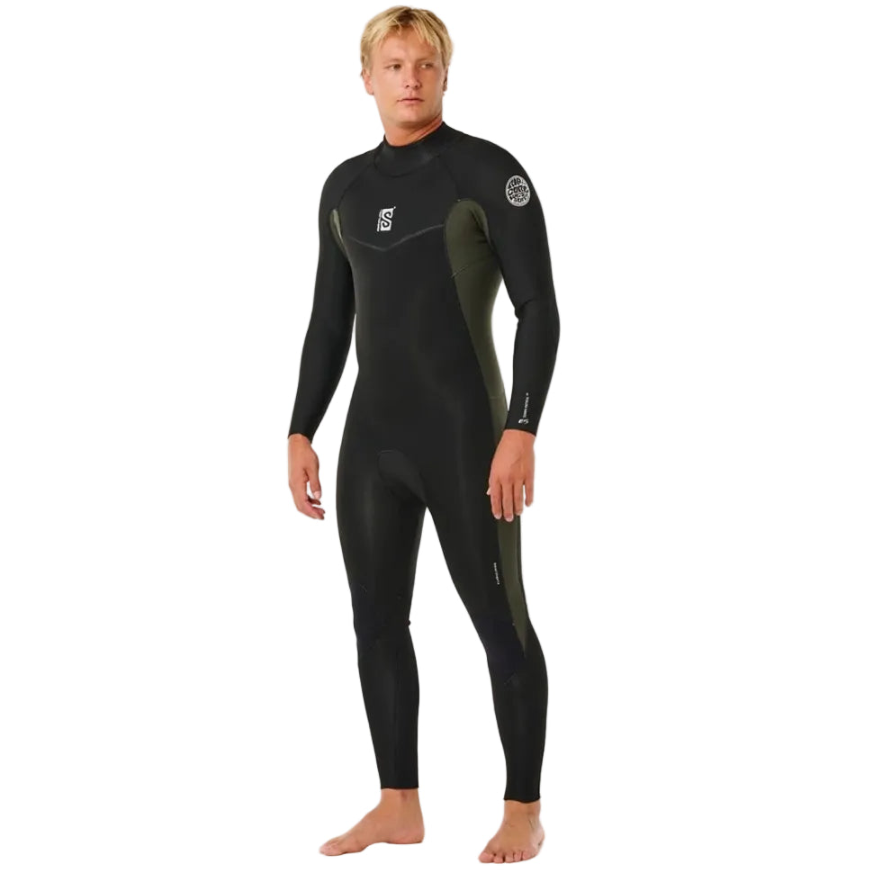 Rip Curl Dawn Patrol Back Zip 3/2mm Summer Wetsuit 2026 - Deep Cactus
