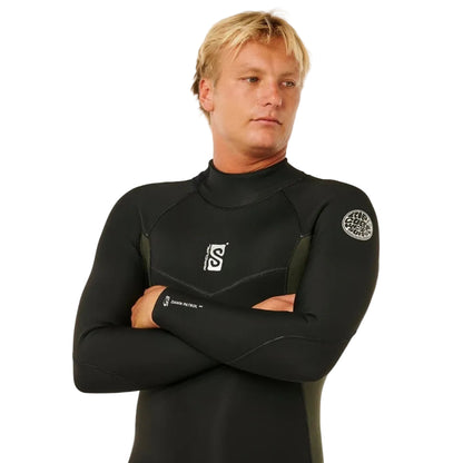 Rip Curl Dawn Patrol Back Zip 3/2mm Summer Wetsuit 2026 - Deep Cactus