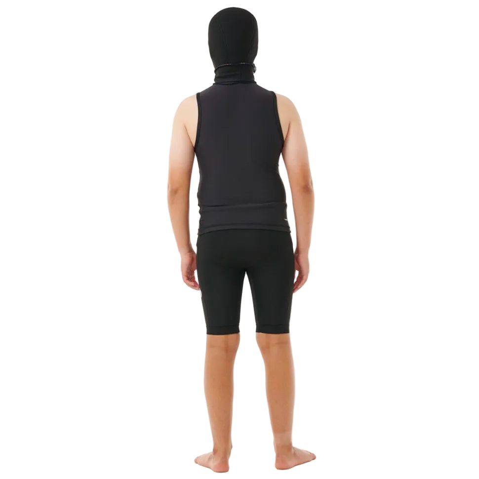 Rip Curl Kids Flashbomb Polypro Hooded Vest - Black
