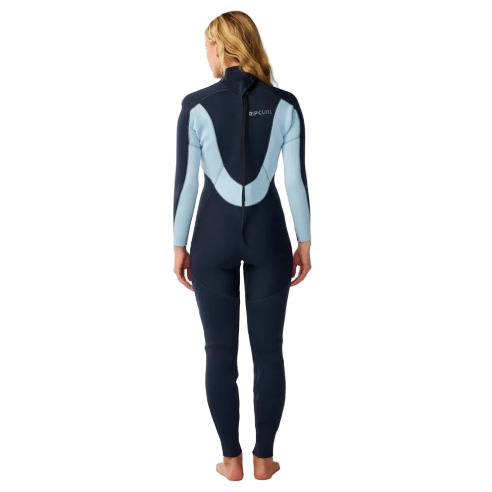 Rip Curl Womens Trad Back Zip 4/3mm Wetsuit 2026 - Navy