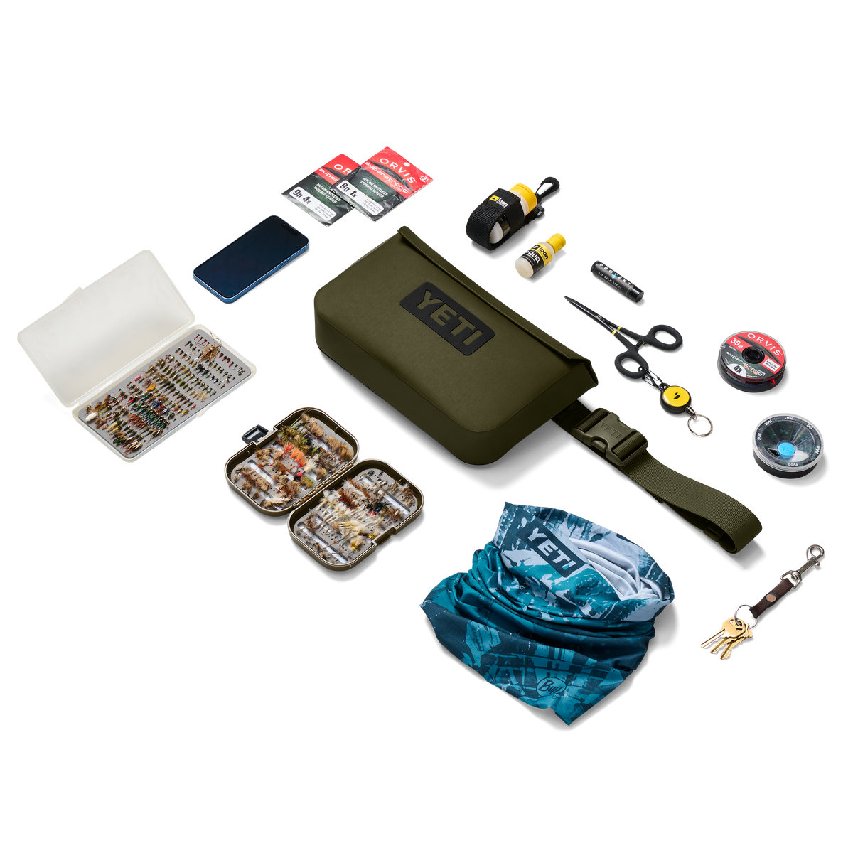Yeti SideKick Dry 3L Waterproof Gear Case - Olive