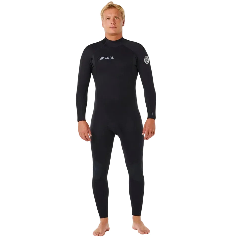 Rip Curl Trad Back Zip 4/3mm Wetsuit in Black