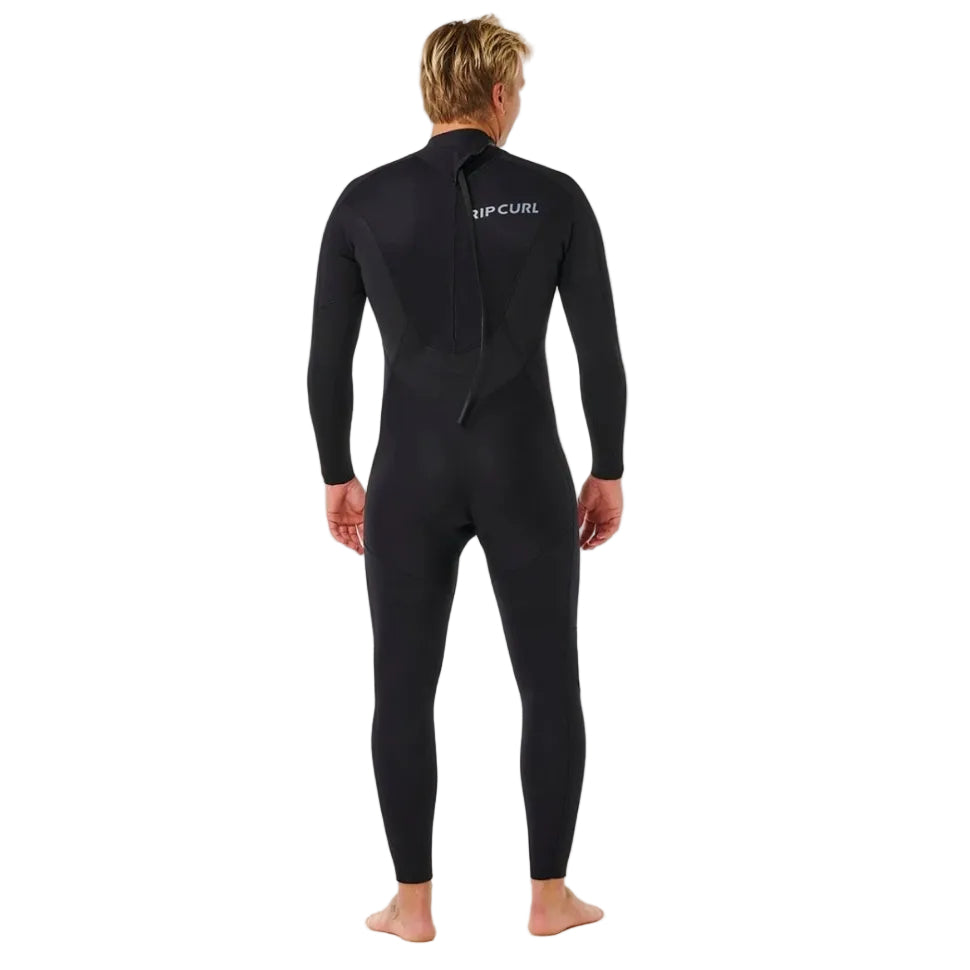 Rip Curl Trad Back Zip 3/2mm Summer Wetsuit in Black