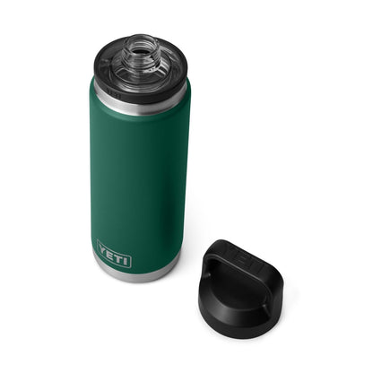 Yeti Rambler 26oz Bottle with Chug Cap - Black Forest Green