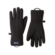Patagonia Retro Pile Unisex Fleece Gloves - Black
