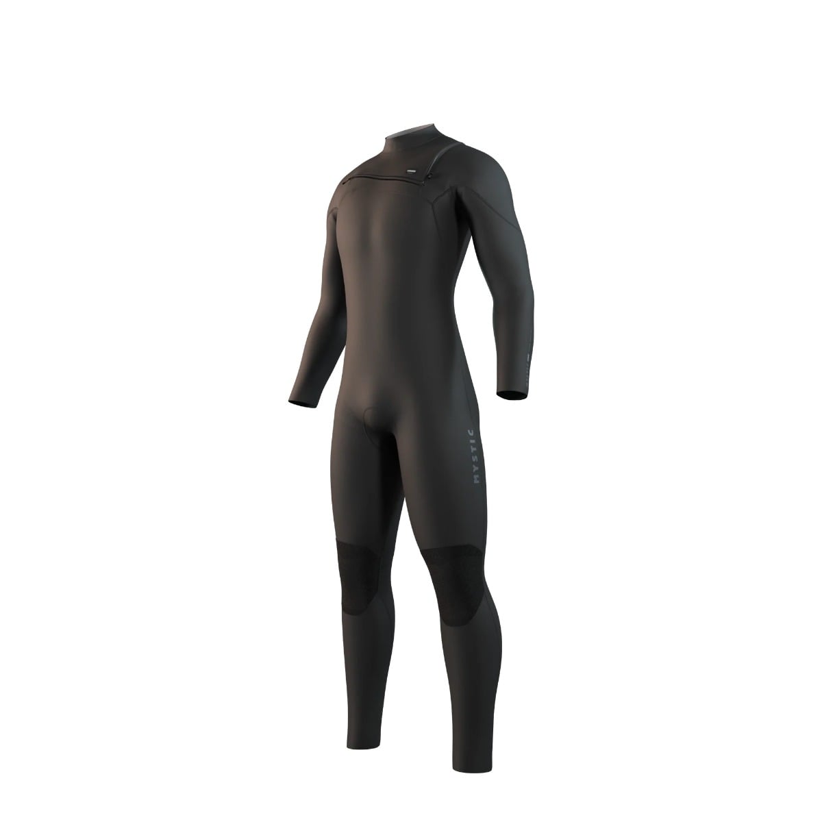 Mystic Motion Mens 5/3mm Chest Zip Winter Wetsuit in Black