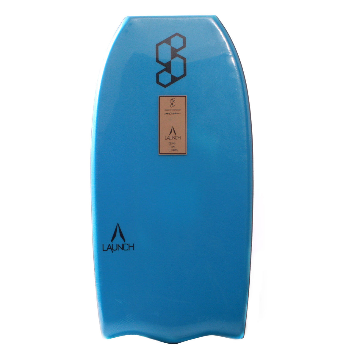 Science 41 Launch PE Delta Tail Bodyboard - Aqua front