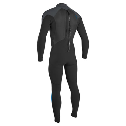 O'Neill Epic 4/3mm Back Zip Wetsuit SAMPLE - Black / Graphite / Bali Blue