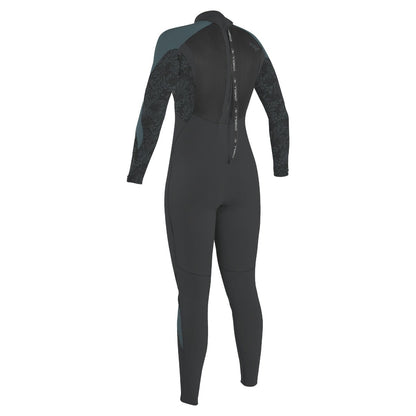 O'Neill Womens Epic 3/2mm Back Zip Wetsuit (UK 10) SAMPLE - Tempered Steel/Shaded Island Sky/Shade