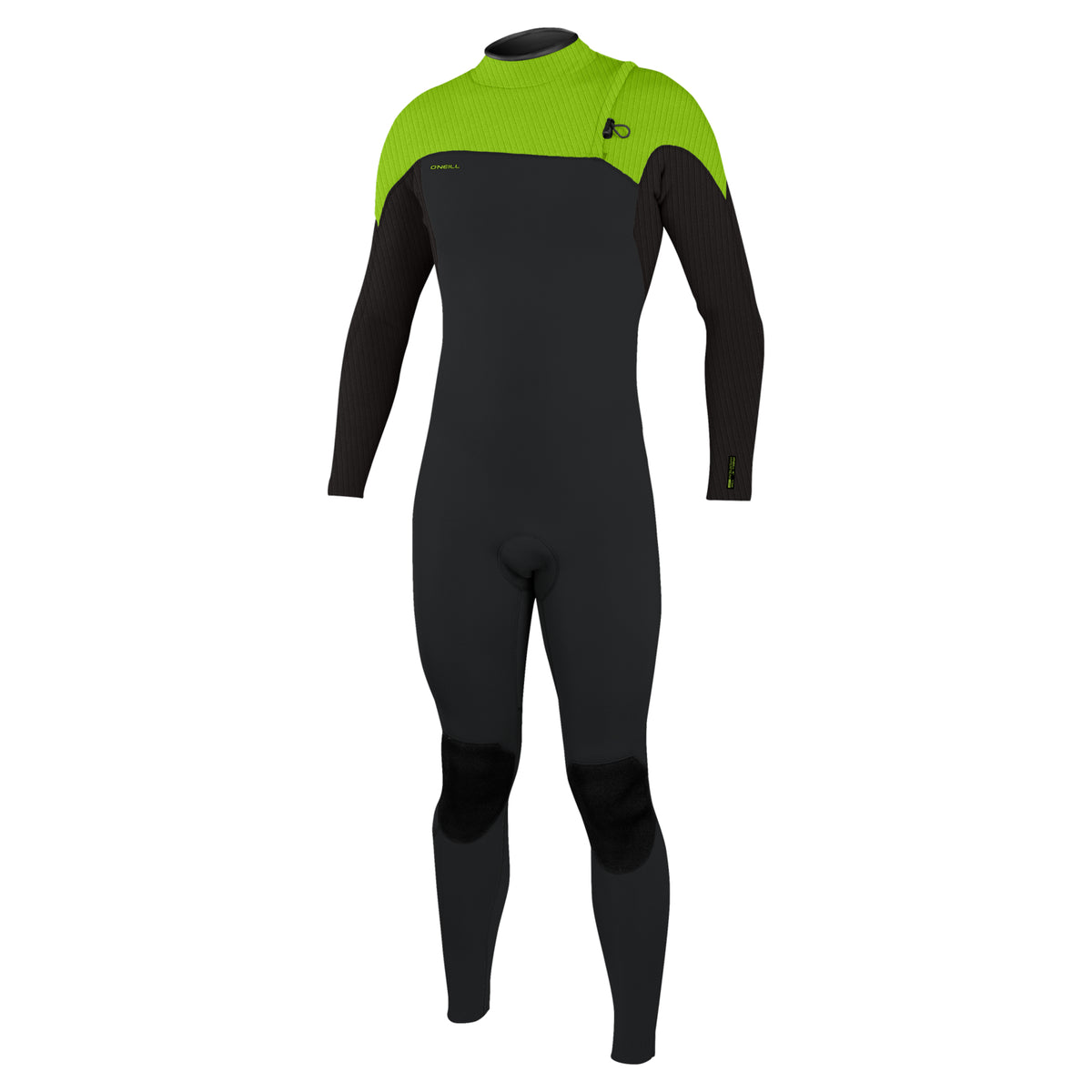 O'Neill Hyperfreak Comp 4/3mm Zipless Wetsuit 2026 - Tempered Steel / Dayglo