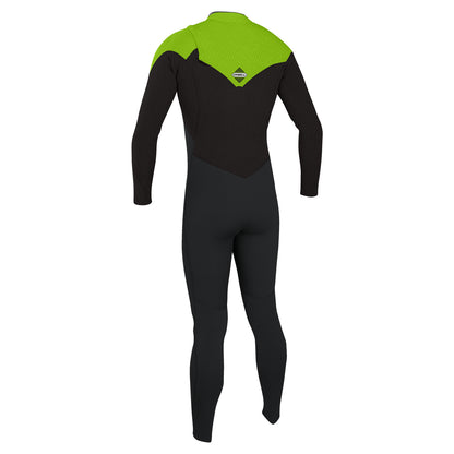 O'Neill Hyperfreak Comp 4/3mm Zipless Wetsuit SAMPLE - Tempered Steel / Dayglo