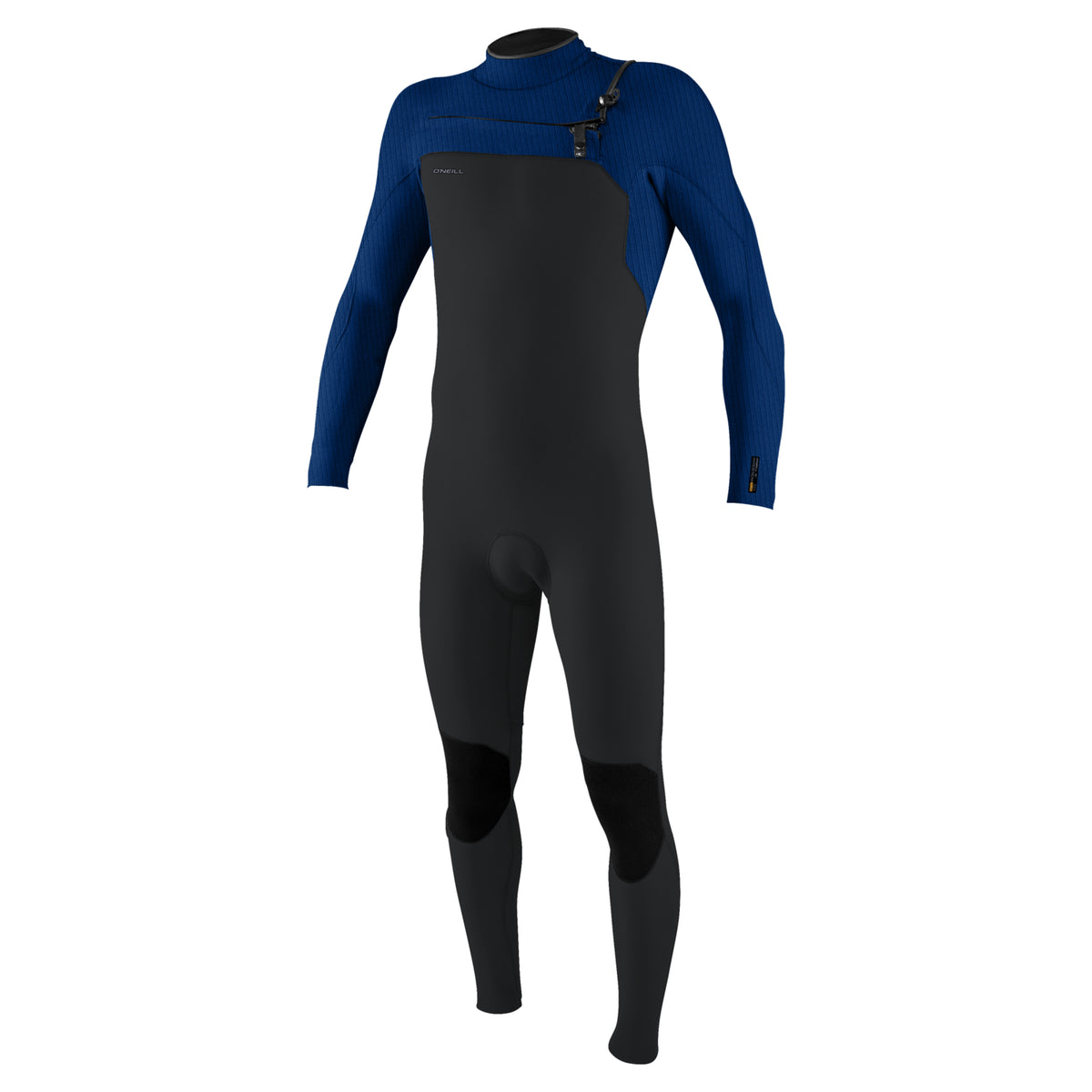O'Neill Hyperfreak 3/2+mm Chest Zip Wetsuit SAMPLE in Tempered Steel / Twilight Blue