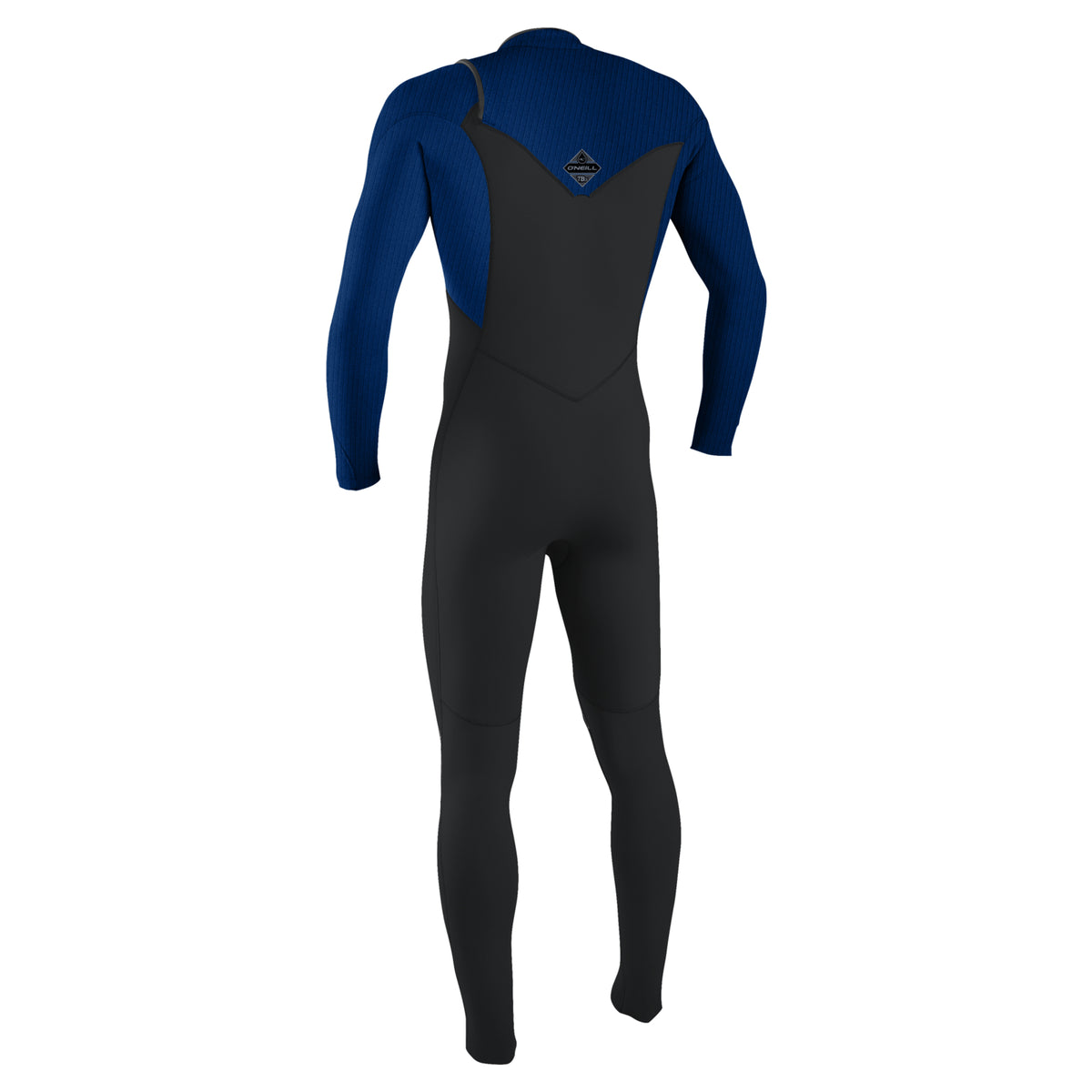 O'Neill Hyperfreak 5/4+mm Chest Zip Winter Wetsuit SAMPLE - Tempered Steel / Twilight Blue