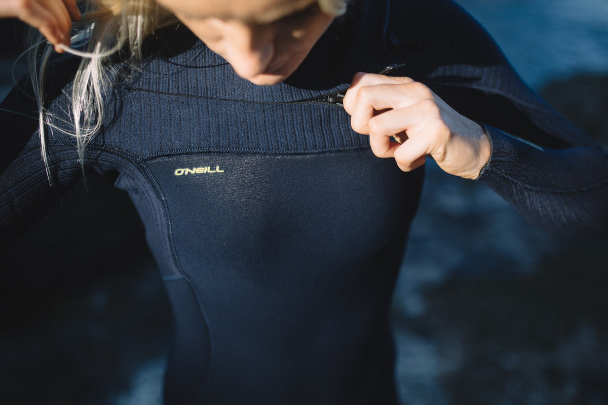 O'Neill Hyperfreak 4/3+mm Chest Zip Women's Wetsuit 2026 - Black