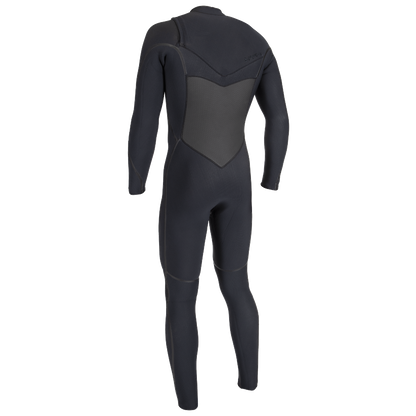 O'Neill Psycho Tech 5/4+mm Mens Chest Zip Wetsuit - Black - Back
