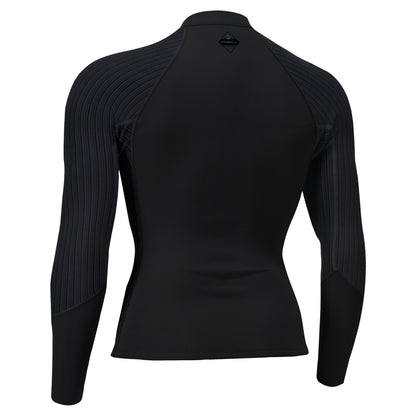 O'Neill Women's Hyperfreak 2/1.5mm Front Zip Wetsuit Jacket - Black