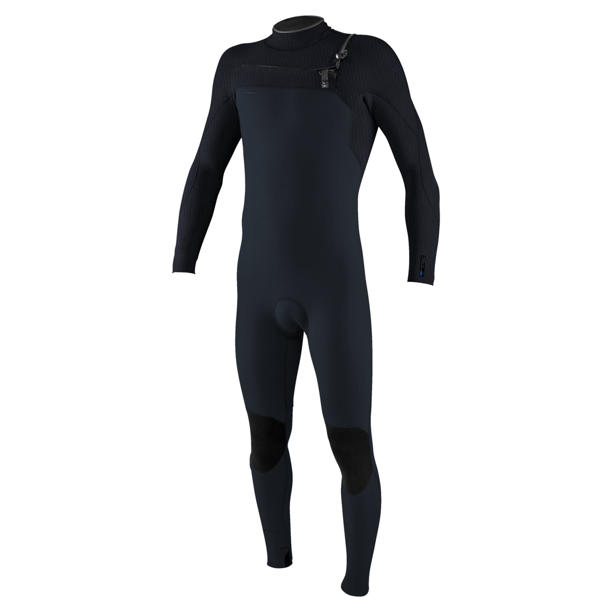 O'Neill Hyperfreak Wind 4/3+mm Chest Zip Wetsuit SAMPLE - Carbon / Dark Slate