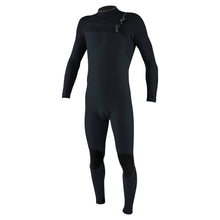 O'Neill Hyperfreak Wind 4/3+mm Chest Zip Wetsuit SAMPLE - Carbon / Dark Slate