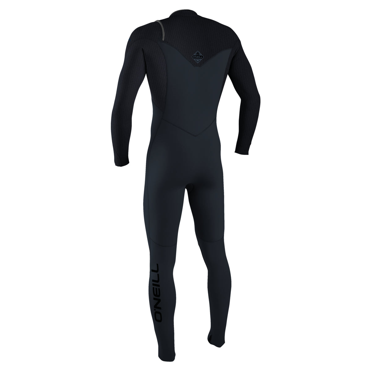 O'Neill Hyperfreak Wind 4/3+mm Chest Zip Wetsuit SAMPLE - Carbon / Dark Slate