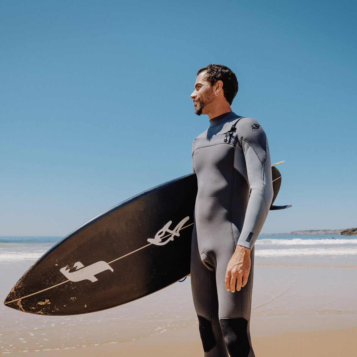 O'Neill Epic 5/4mm Chest Zip Winter Wetsuit 2026 - Tempered Steel / Smoke / Graphite