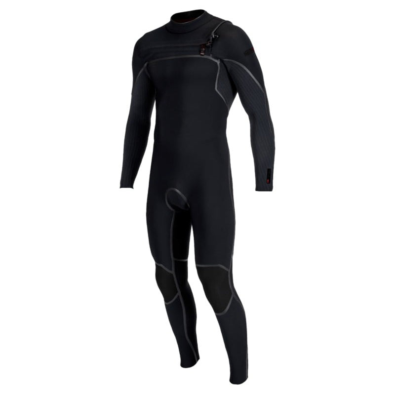 O'Neill Hyperfreak Fire 3/2+mm Chest Zip Wetsuit 2026 - Black