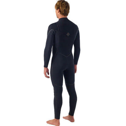 O'Neill Hyperfreak Fire 4/3mm+ Chest Zip Winter Wetsuit 2026 - Black