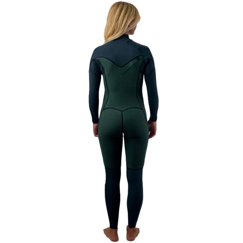 O'Neill Womens O'Riginal RG8 4/3mm Chest Zip Wetsuit 2026 - Black