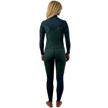 O'Neill Womens O'Riginal RG8 4/3mm Chest Zip Wetsuit 2026 - Black